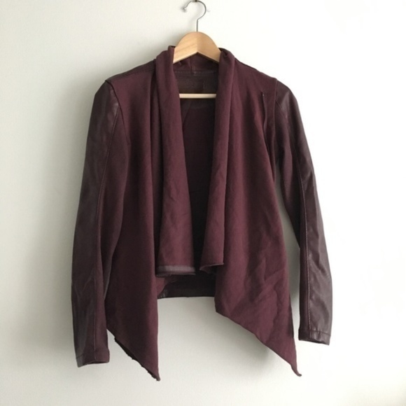 BLANKNYC Denim Private Practice Faux Leather Moto Jacket Size XS - Picture 4 of 6
